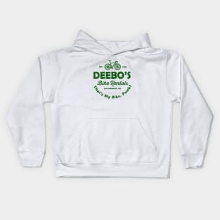 deebo's vintage look - green solid style Kids Hoodie